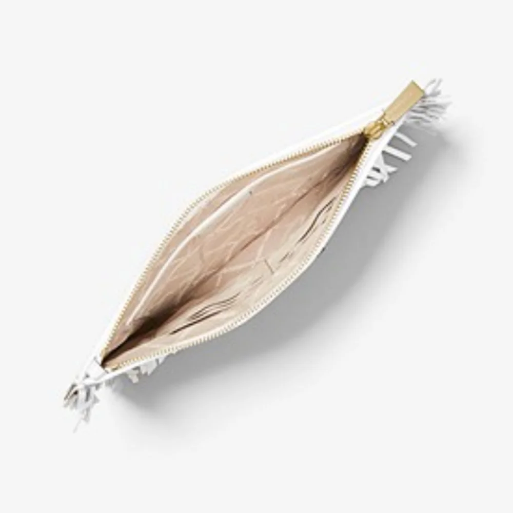 Michael Kors large woven leather pouch NWT - Picture 3 of 3